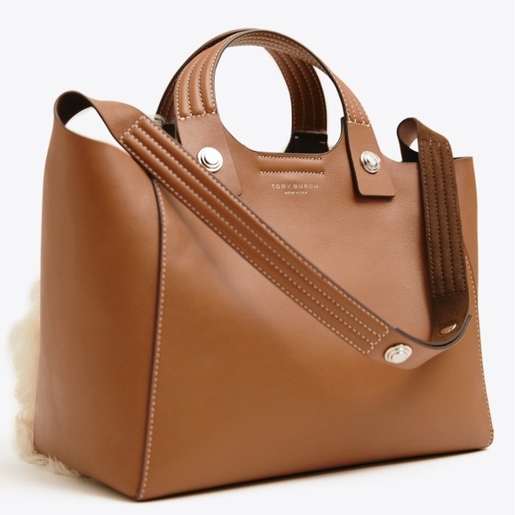 ⛔️SOLD/Authentic Tory Burch leather/Shearling tote - Picture 3 of 9